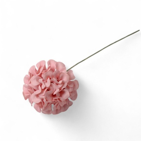 ORTENSIA PICCOLA 4CM ROSA ANTICO